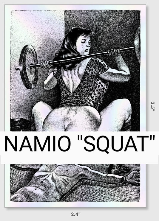 NAMIO "SQUAT" - STICKER