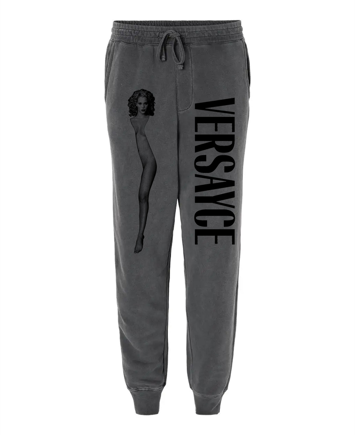 LIMITED! VERSAYCE - FADED BLACK SWEATPANTS *PRE-ORDER*
