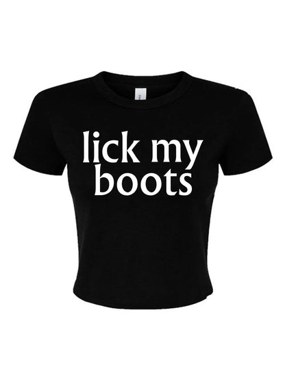 CHYNA - LICK MY BOOTS - BABY TEE