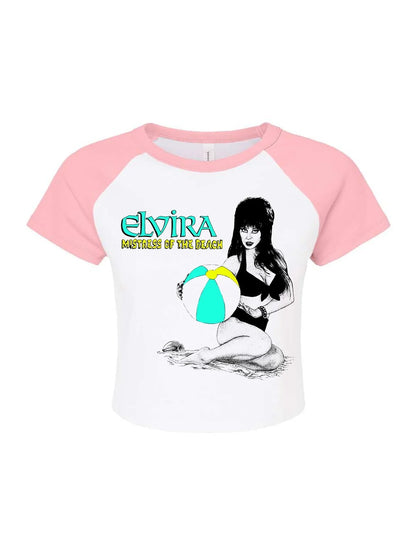 ELVIRA - BEACH - BABY TEE - PINK