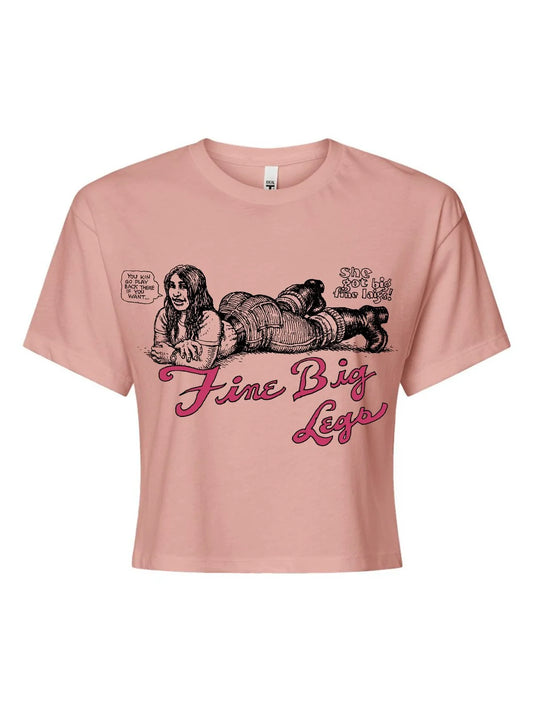 CRUMB - FINE BIG LEGS - PINK - CROP
