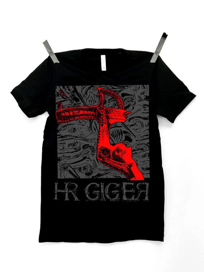 HR GIGER - MIC STAND - SHORT SLEEVE