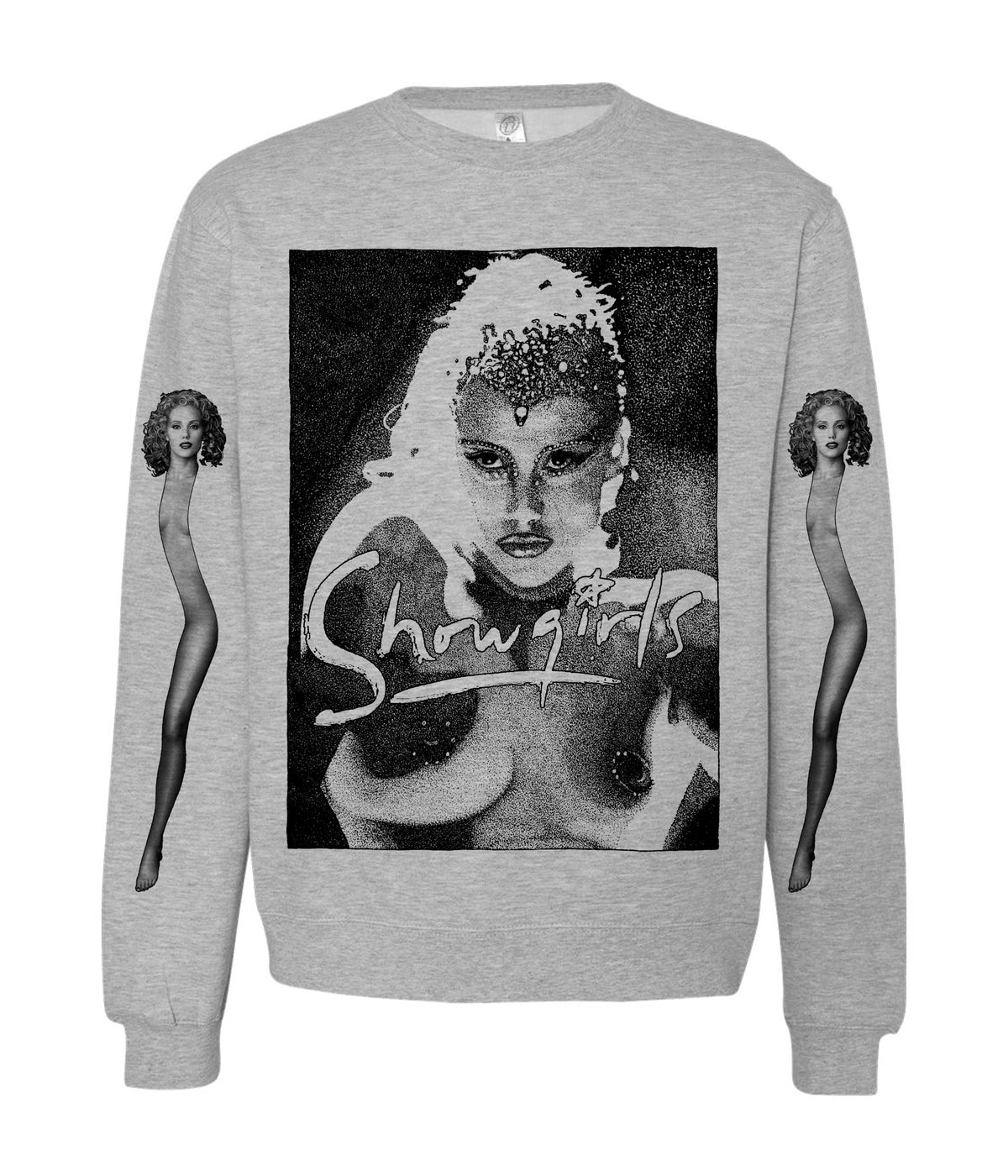 LIMITED! SHOWGIRLS - FADED BLACK CREWNECK *PRE-ORDER*
