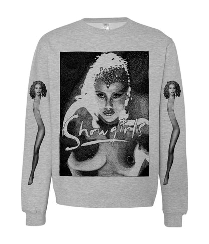 LIMITED! SHOWGIRLS - FADED BLACK CREWNECK *PRE-ORDER*