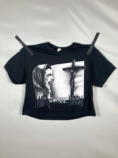 LAIR OF THE WHITE WORM - BLACK - CROP *PRE-ORDER*