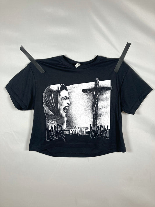 LAIR OF THE WHITE WORM - BLACK - CROP *PRE-ORDER*