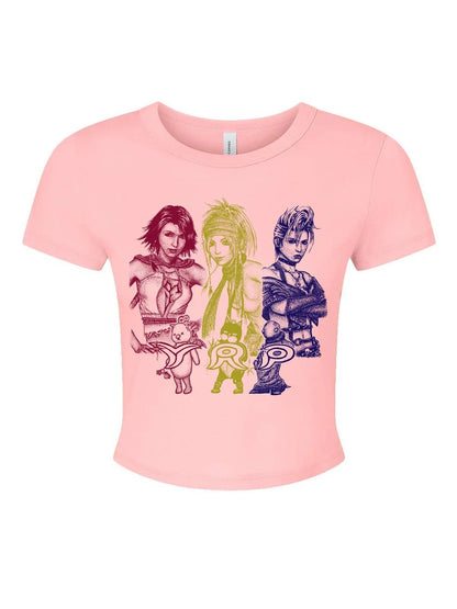 FFX-2 Y.R.P. - PINK BABY TEE