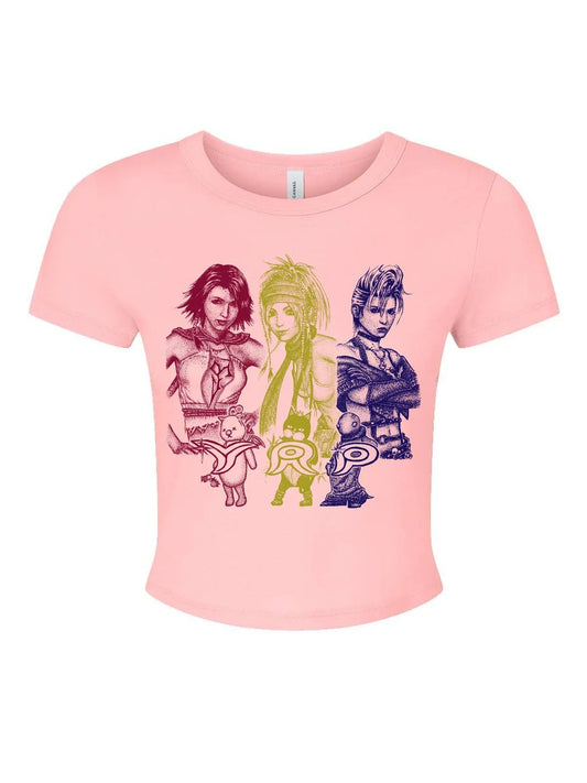 FFX-2 Y.R.P. - PINK BABY TEE